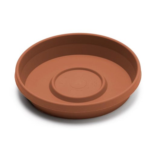 Bloem Terra 2.75 in. H X 12.75 in. W X 14.75 in. D Resin Traditional Plant Saucer Terra Cotta