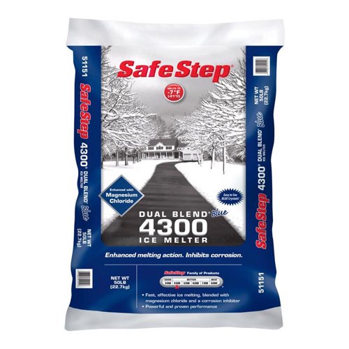 Safe Step Dual Blend 4300 Magnesium Chloride/Sodium Chloride Pet Friendly Pellet Ice Melt 50 lb
