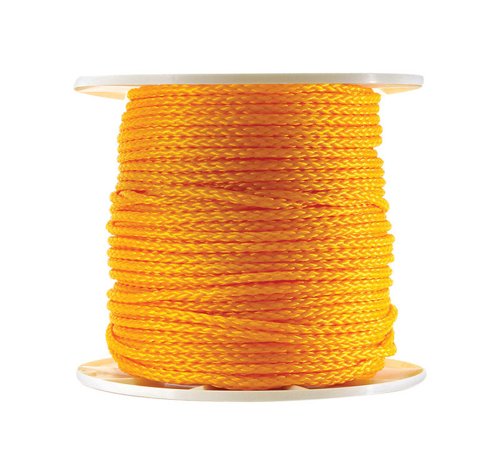 Koch Industries 5/16 in. D X 600 ft. L Yellow Hollow Braided Poly Rope