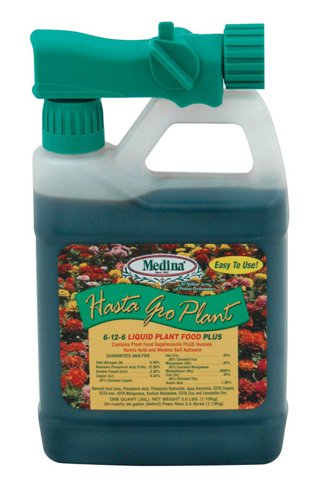 Medina Hasta Gro Plant Liquid All Purpose Plant Food 1 qt