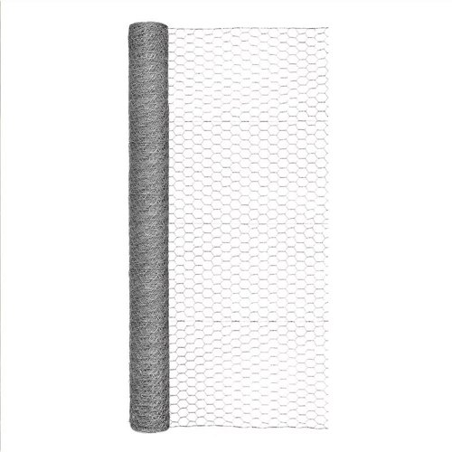 Garden Craft 48 in. H X 50 ft. L Galvanized Steel Poultry Netting 1 in.