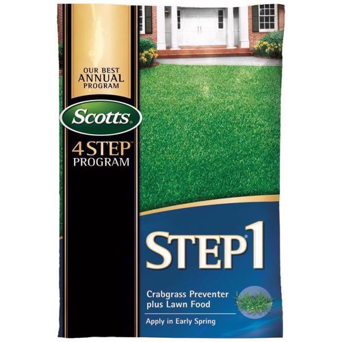Scotts Step 1 Crabgrass Preventer Annual Program Lawn Food For Multiple Grass Types 15000 sq ft