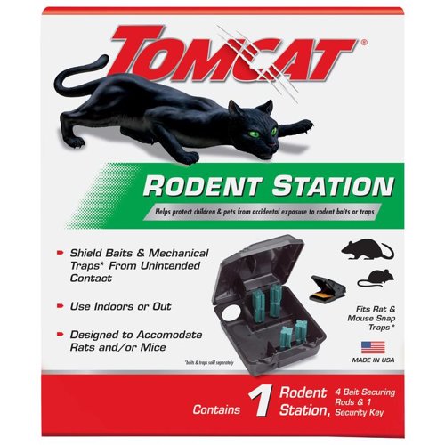 Tomcat Rodent Bait Station Blocks For Mice and Rats 1 pk