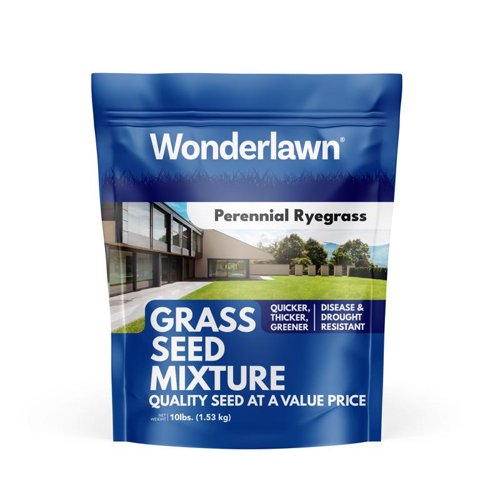 Barenbrug Wonderlawn Perennial Ryegrass Partial Shade/Sun Grass Seed Blend 10 lb