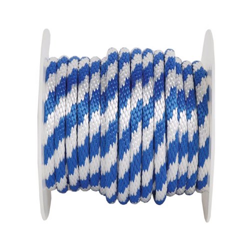 Koch Industries 5/8 in. D X 140 ft. L Blue/White Solid Braided Polypropylene Derby Rope