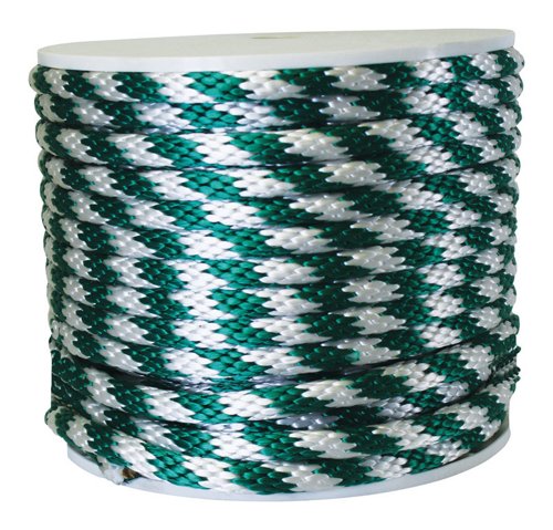 Koch Industries 5/8 in. D X 140 ft. L Green/White Solid Braided Poly Derby Rope – Rope & Cord | City Lumber | Your One Stop Shop Hardware, Building Supplies & Tools in Texas San Angelo, Texas