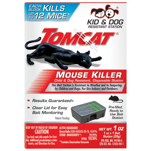 Tomcat Bait Station Blocks For Mice 1 pk
