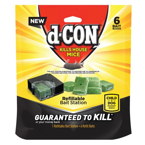 d-CON Bait Station Blocks For Mice