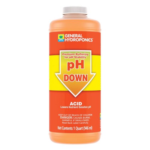General Hydroponics pH Down Liquid pH Control 1 qt