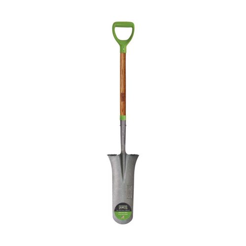 Ames 47 in. Steel Drain Spade Wood Handle