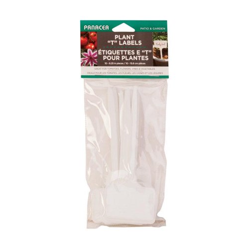 Panacea 6 in. H X 2.25 inch ft. W White Plastic Plant Label