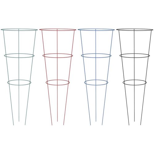 Panacea Vivid 42 in. H X 16 in. W Assorted Steel Tomato Cage
