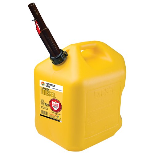 Midwest Can FlameShield Safety System HDPE Diesel Can 5 gal