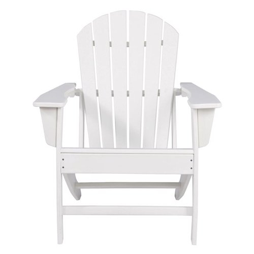 Signature Design by Ashley Sundown Treasure White HDPE Frame Adirondack Armchair