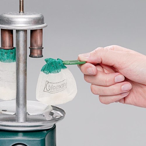 Coleman Green/White Lantern Mantle