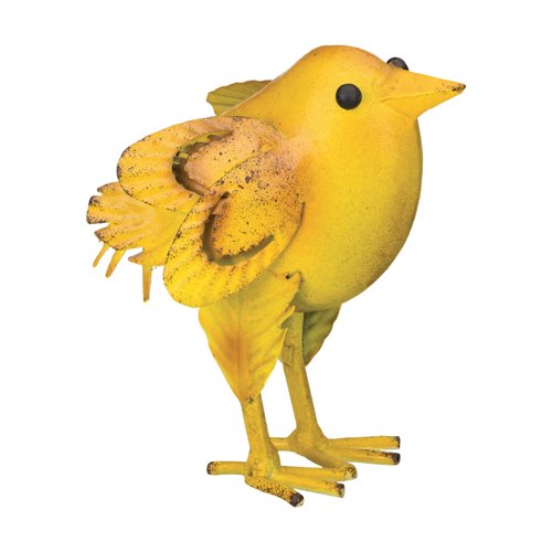 Regal Art & Gift Yellow Metal 4.5 in. H X 4.25 in. L X 2.5 in. W Napa Chick Statue