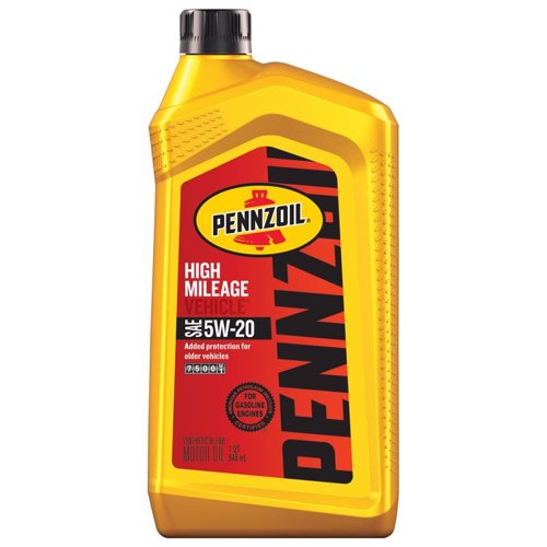 Pennzoil High Mileage 5W-20 Gasoline High Mileage Motor Oil 1 qt 1 pk