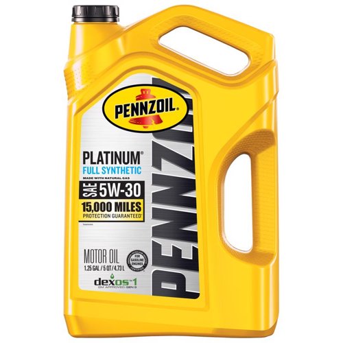 Pennzoil Platinum 5W-30 Gasoline Synthetic Motor Oil 5 qt 1 pk