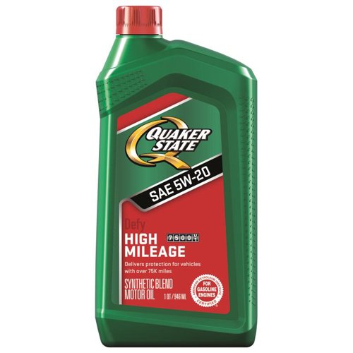 Quaker State Defy 5W-20 Gasoline High Mileage Motor Oil 1 qt 1 pk