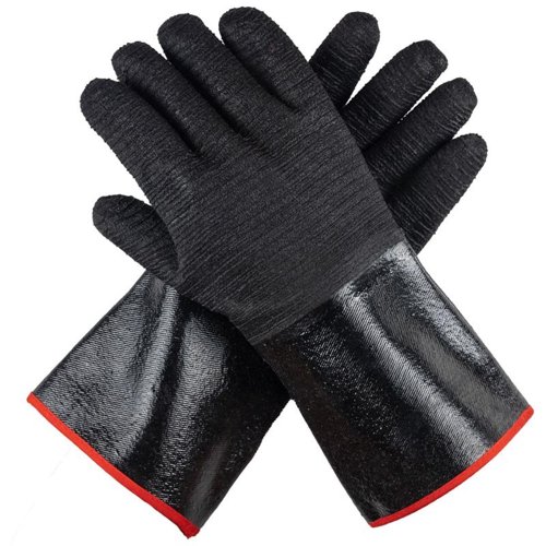 Grill Armor Gloves Waterproof Rubber Grilling Glove 14 in. L 1 pair