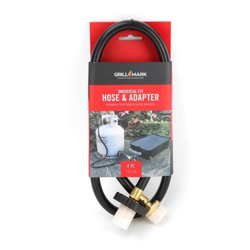 Grill Mark Plastic Gas Line Hose and Adapter For Universal