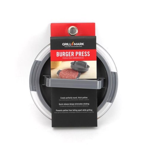 Grill Mark Plastic Burger Press 1 pk