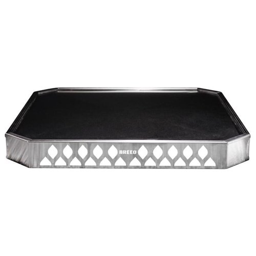 Breeo X Series 30 Stainless Steel Fire Pit Base 4.5 in. H X 31.6 in. W X 30 in. D