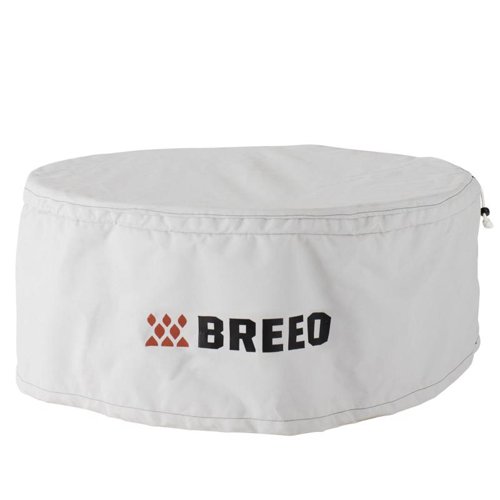 Breeo X Series 24 Fire Pit Cover White Polyester Fire Pit Cover