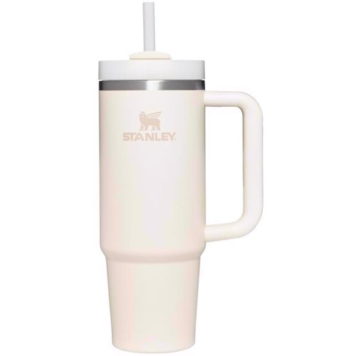 Stanley The Quencher H2.0 FlowState 30 oz Cream BPA Free Double-wall Vacuum Insulated Tumbler