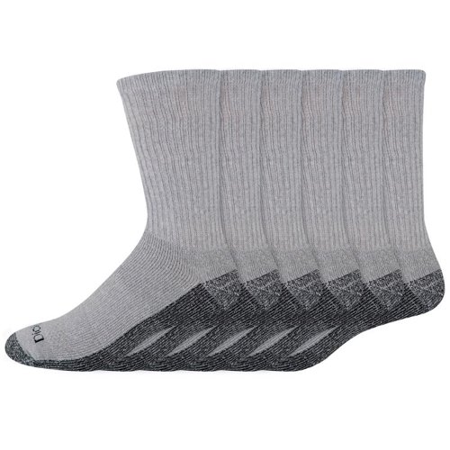 Dickies Dri-Tech Men's 6-12 Crew Socks Gray