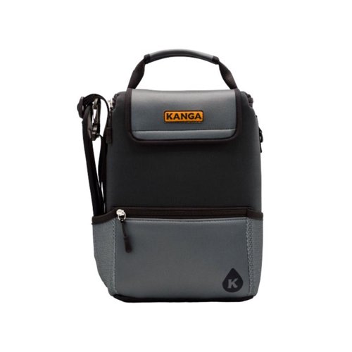 Kanga Midnight Black/Gray 12 cans Soft Sided Cooler