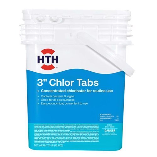 HTH Pool Care 3" Tablet Chlorinating Chemicals 35 lb