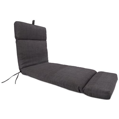 Jordan Manufacturing Gray Polyester Chaise Cushion 4 in. H X 22 in. W X 72 in. L