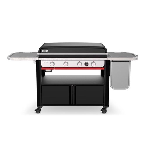 Weber Slate 36" Rust-Resistant 4 Burner Liquid Propane Digital Thermometer Outdoor Griddle Black