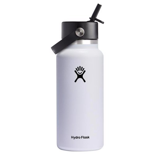 Hydroflask 32 oz White BPA Free Insulated Water Bottle