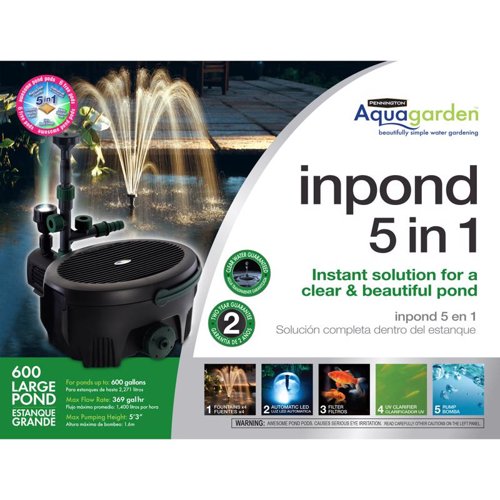 Pennington Aquagarden 369 gph Pond Pump Kit