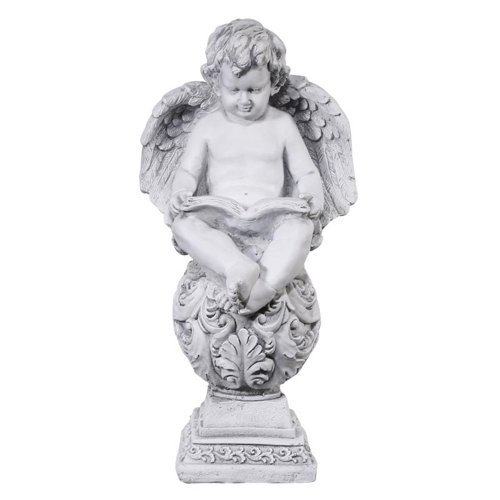 Alpine Resin/Stone Gray 24 in. Statue