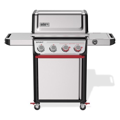Weber Spirit SP-425 4 Burner Liquid Propane Digital Thermometer Grill Stainless Steel