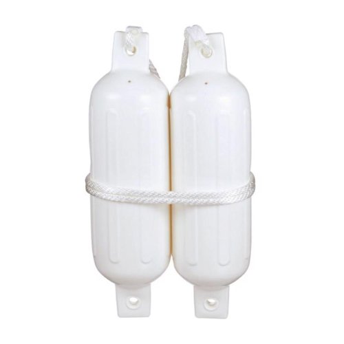 Seachoice Twin Eye White Vinyl Boat Fender