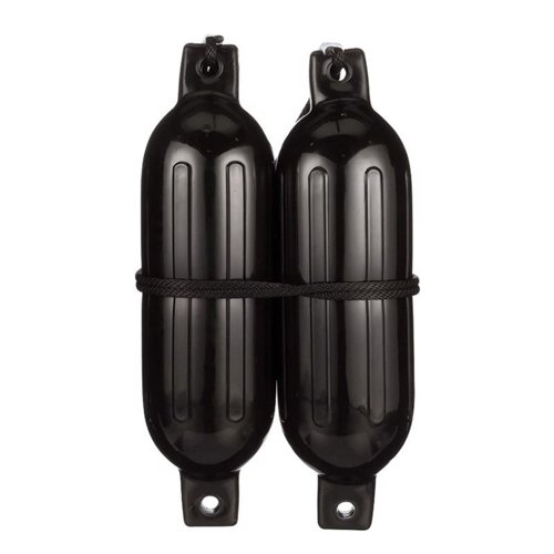 Seachoice Twin Eye Black Vinyl Boat Fender