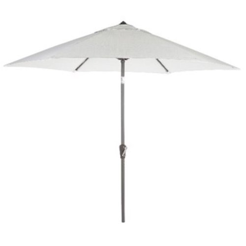 Living Accents Milton 9 ft. Tiltable Canvas Patio Umbrella