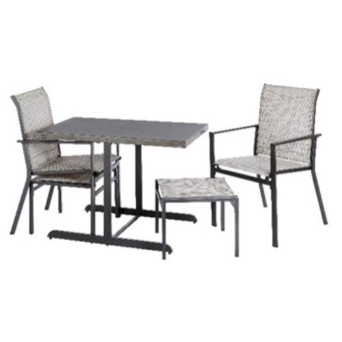 Living Accents Sawyer 5 pc Gold Steel Dining Set