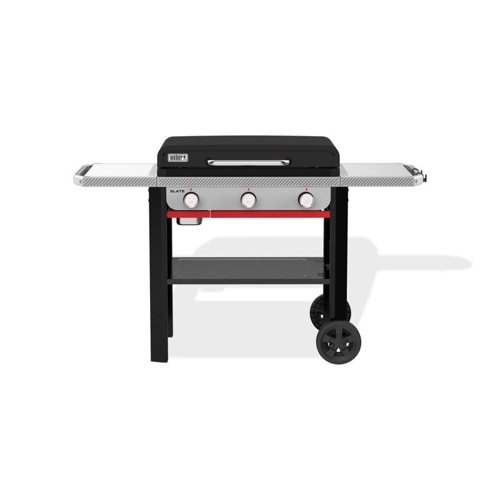 Weber Slate 28" Rust Resistant 3 Burner Liquid Propane Outdoor Griddle Black