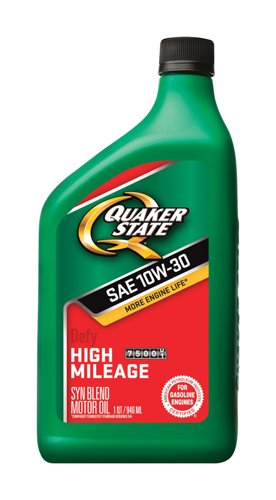 Quaker State High Mileage 10W-30 Gasoline High Mileage Motor Oil 1 qt 1 pk