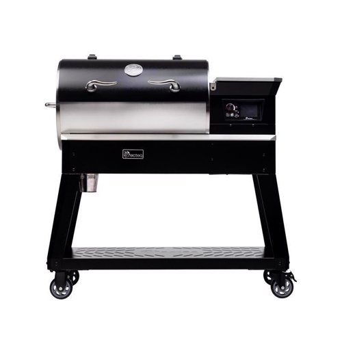 Recteq Patio Legend 400 Wood Pellet WiFi Grill and Smoker Black/Silver
