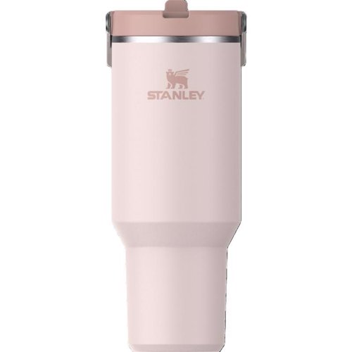 Stanley IceFlow Flip Straw 2.0 40 oz Rose Quartz BPA Free Insulated Straw Tumbler