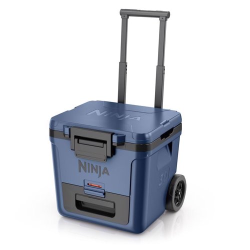 Ninja FrostVault Blue 30 qt. cap. Roller Cooler