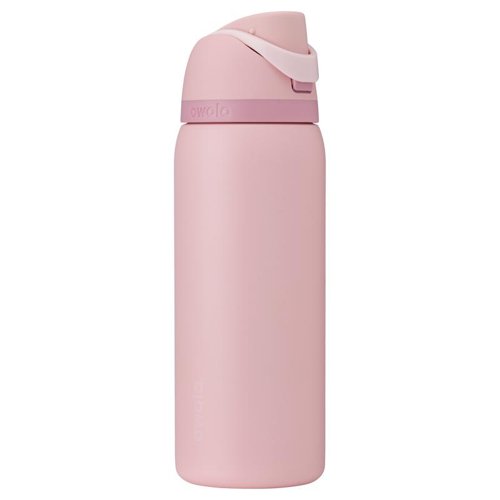 Owala FreeSip 32 fl. oz. Rose Quartz BPA Free Water Bottle with Spout Lid
