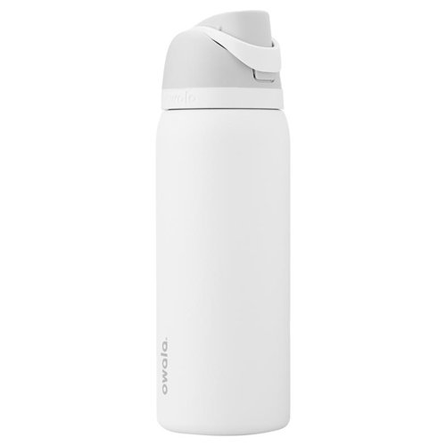 Owala FreeSip 32 fl. oz. Shy Marshmallow BPA Free Water Bottle with Spout Lid