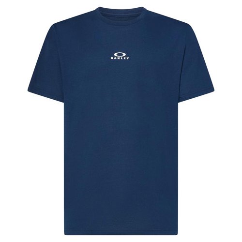 Oakley Bark New XXL Short Sleeve Men's Crew Neck Navy Tee Shirt